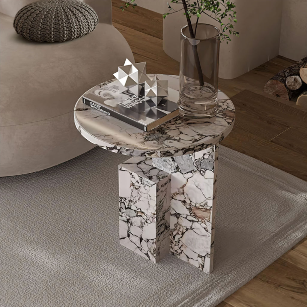 Bellina Marbre Table d'Appoint