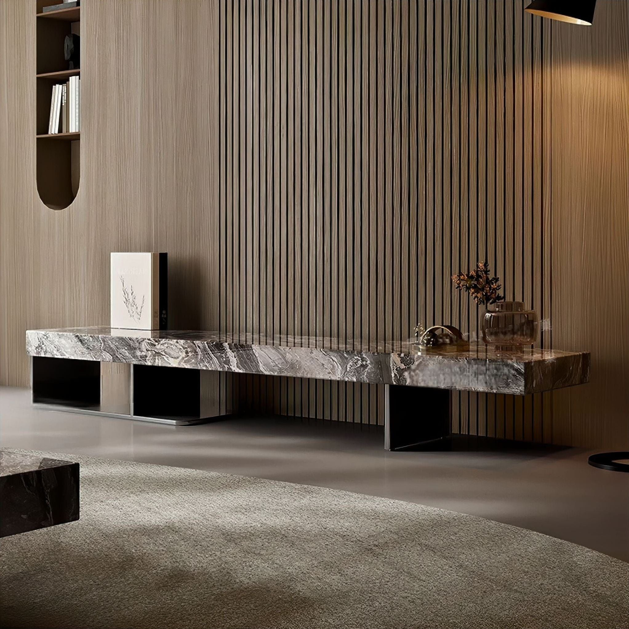 Lavina Marbre Meuble TV
