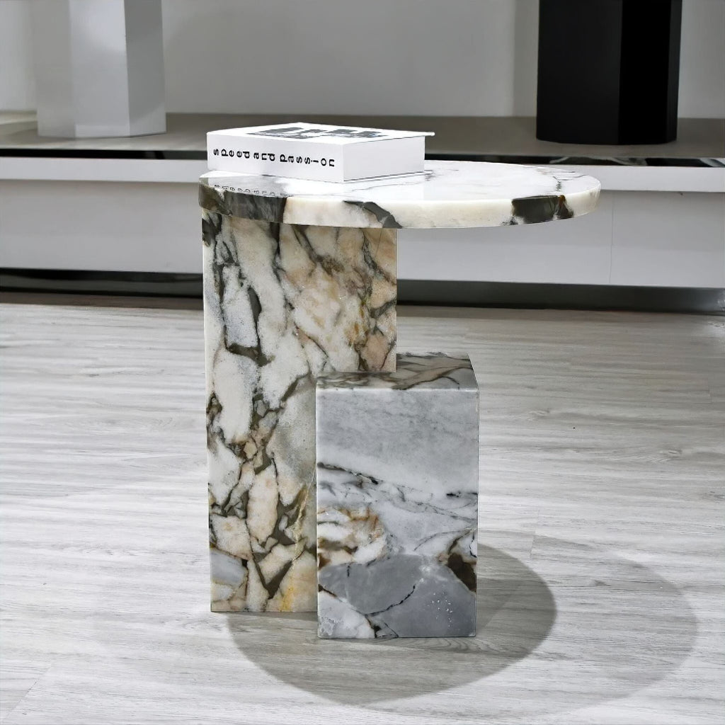 Arthur Marbre Table d'Appoint
