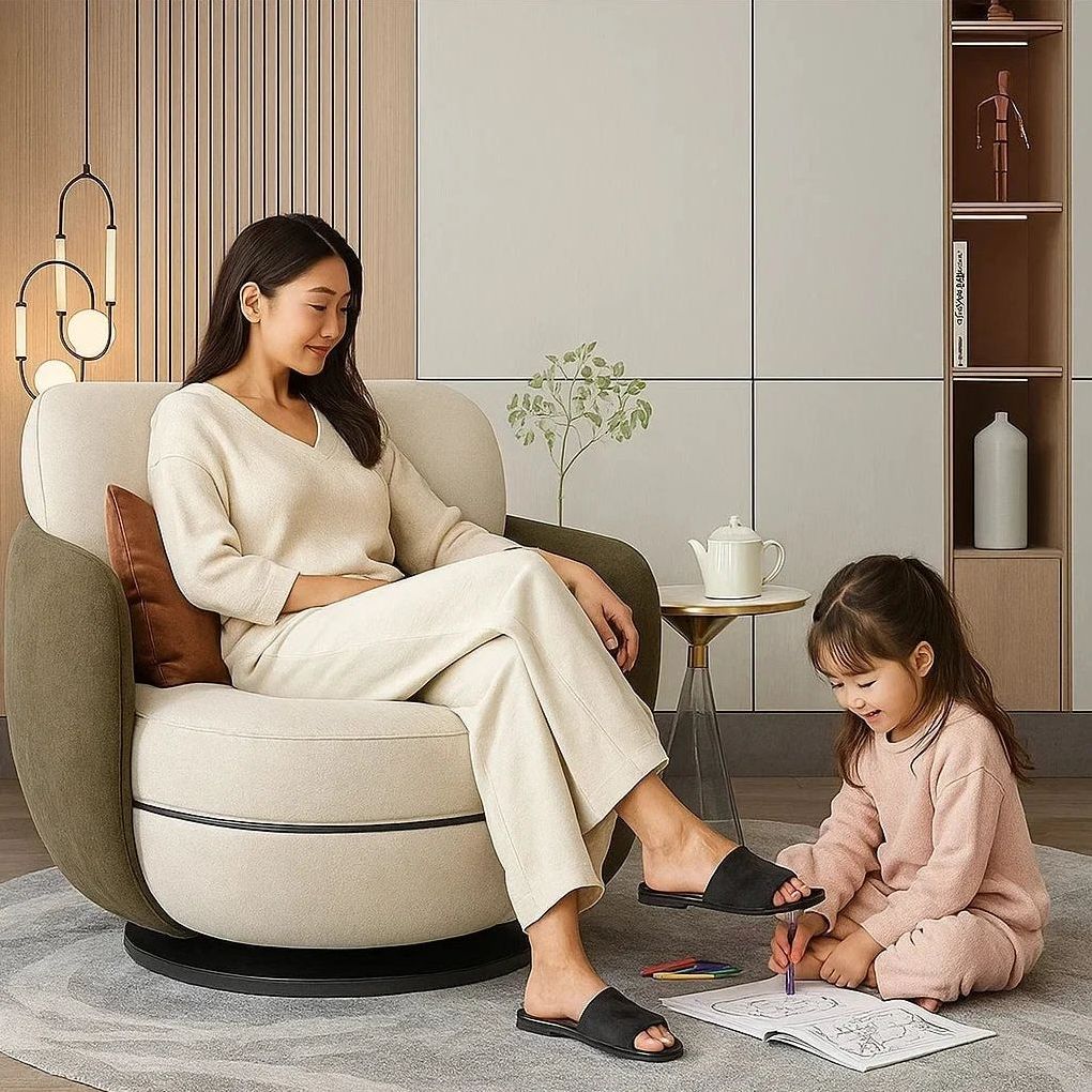 Diane Swivel Fauteuil d'Appoint