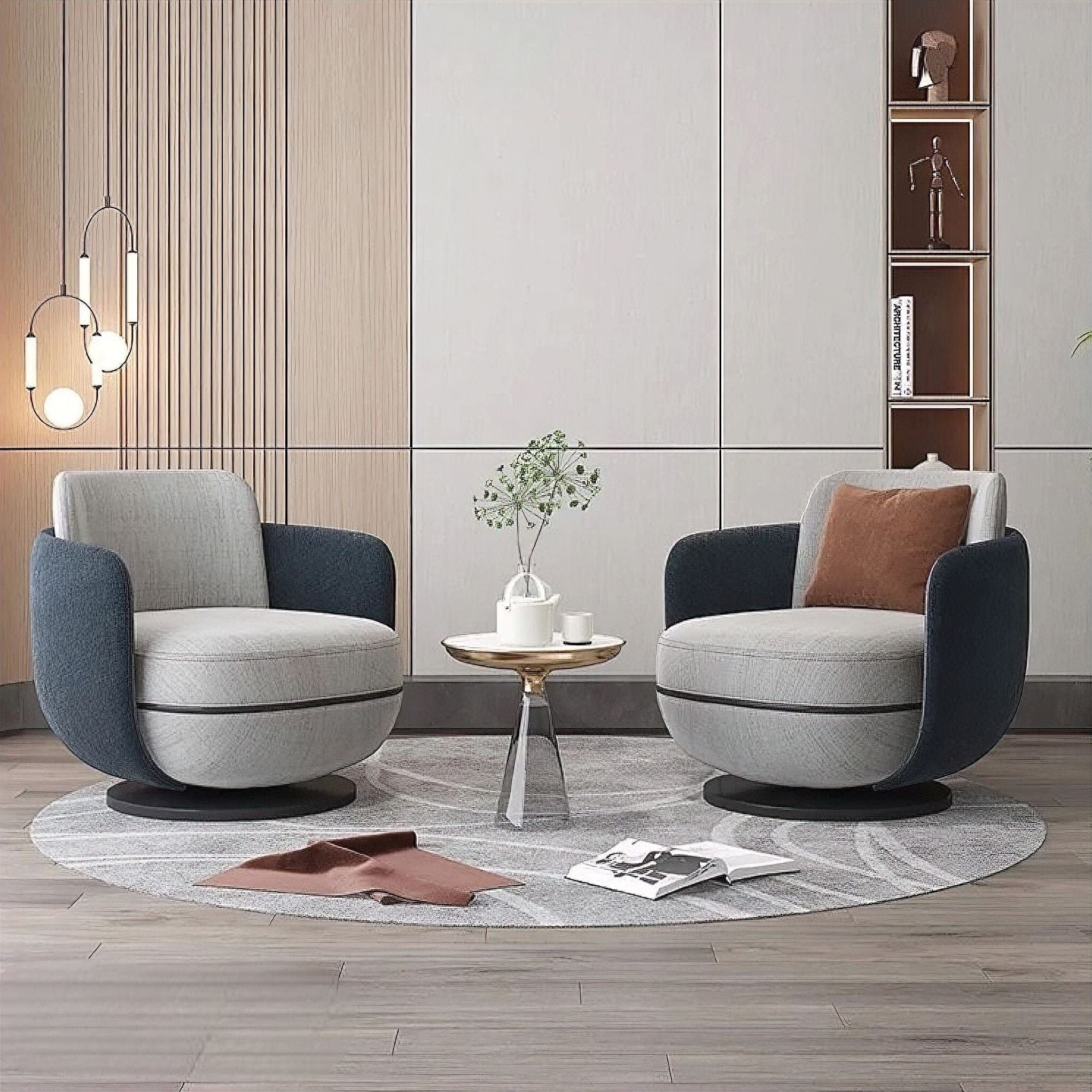 Diane Swivel Fauteuil d'Appoint