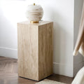 Martine Travertine Table d'Appoint