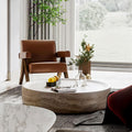 Zariah Travertine Table Basse